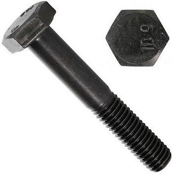 Болт шестигранный с неполной резьбой М5х45 DIN 931 класса прочности 10.9